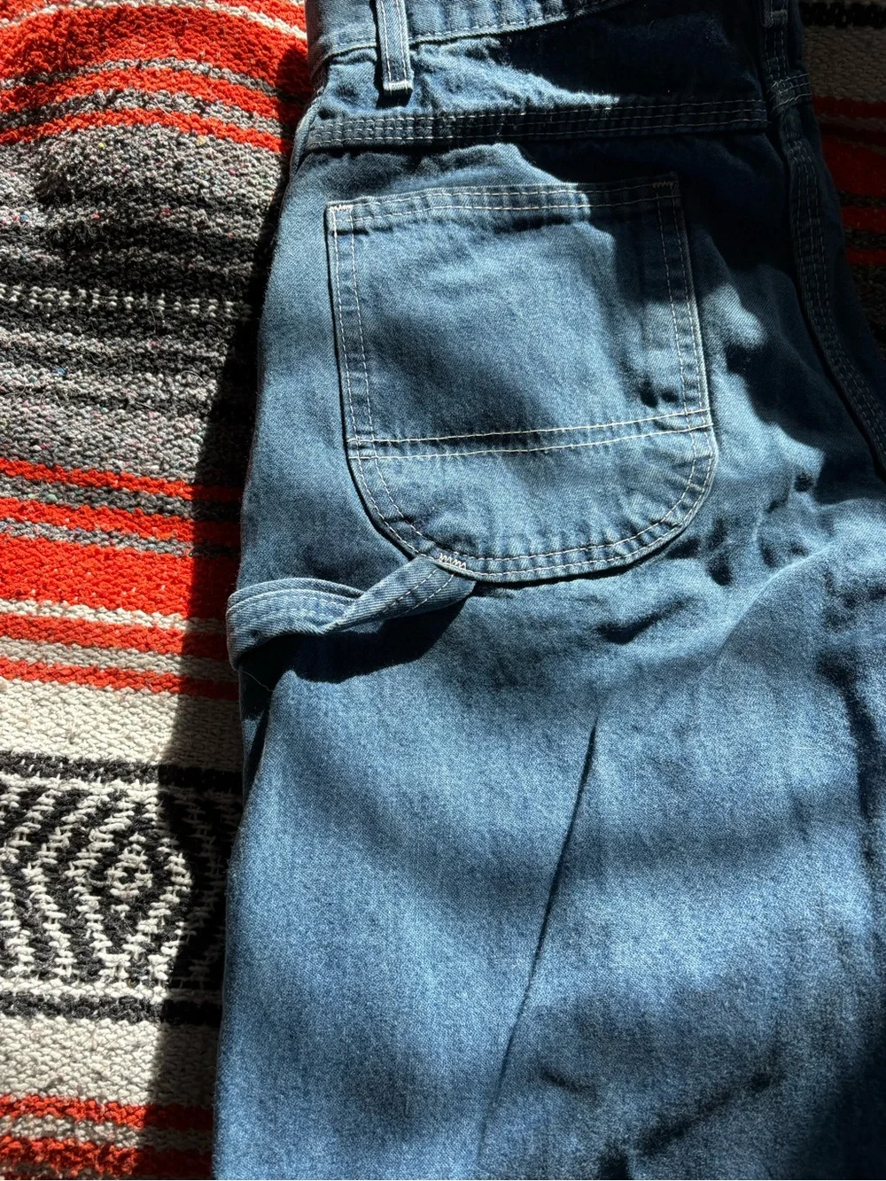 Dickies Men's Straight Jeans in Blue Denim
